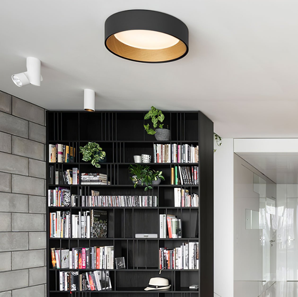 Duo Round Ceiling Lamp by FIFTH & BEAM — product view 17