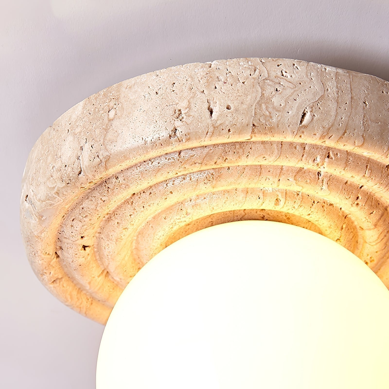 Elira Travertine Ceiling Light by FIFTH & BEAM — product view 8