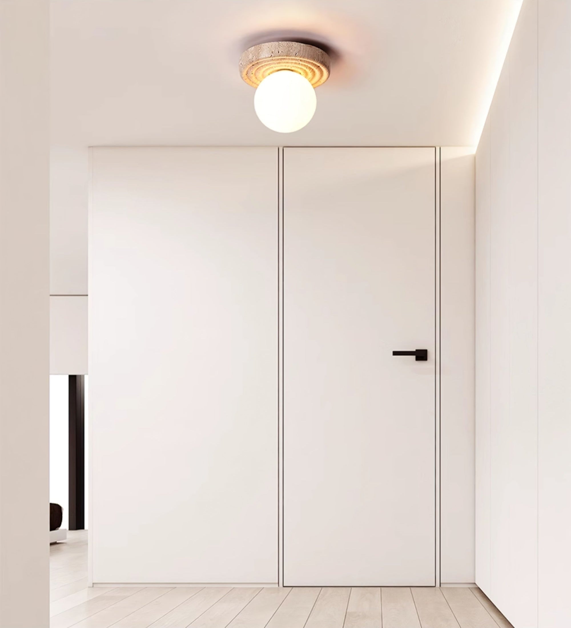 Elira Travertine Ceiling Light by FIFTH & BEAM — product view 16