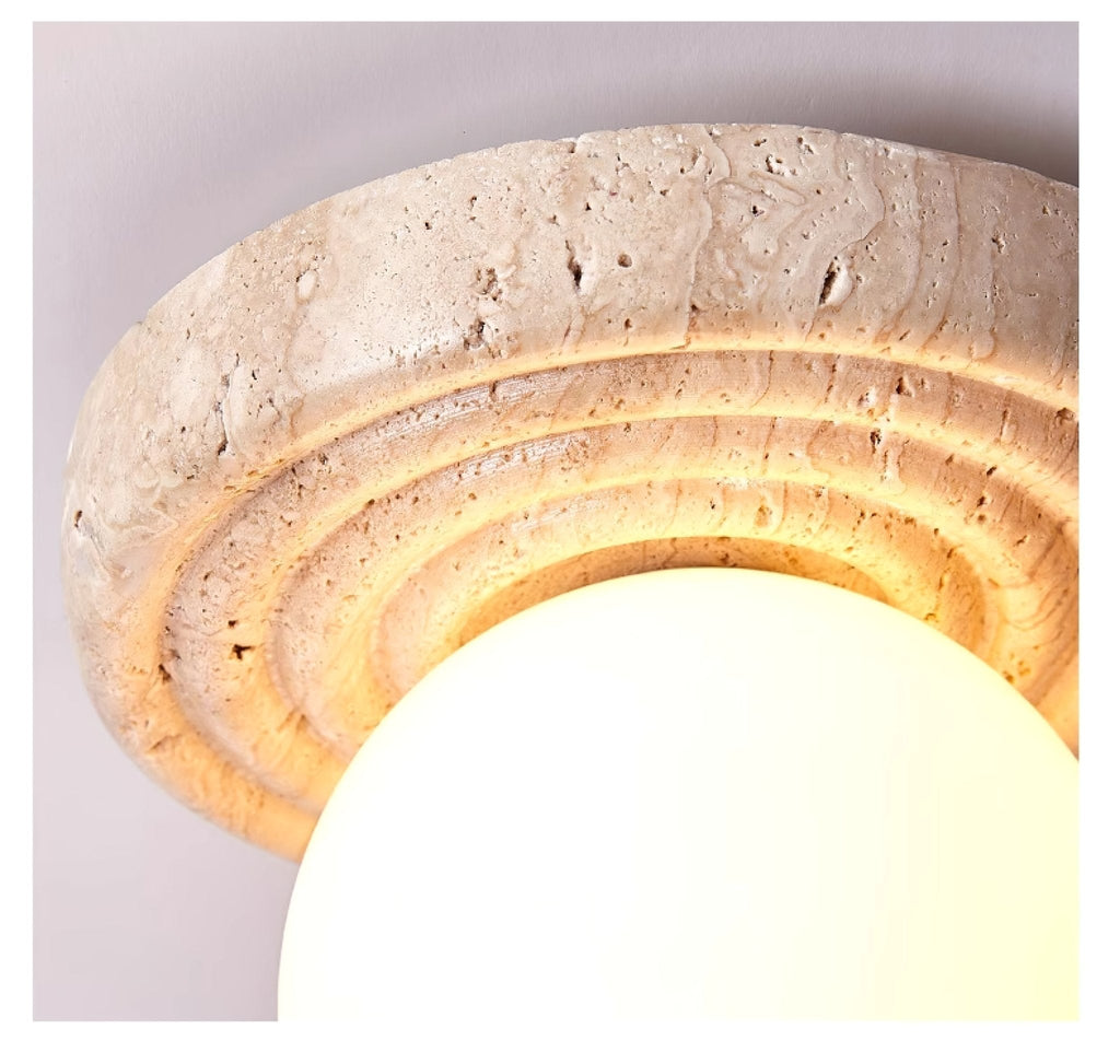Elira Travertine Ceiling Light by FIFTH & BEAM — product view 13