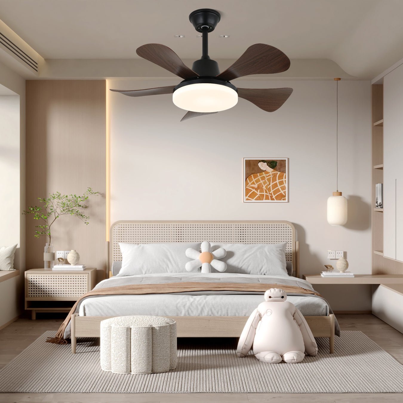 Eliza Ceiling Fan Light by FIFTH & BEAM — product view 4