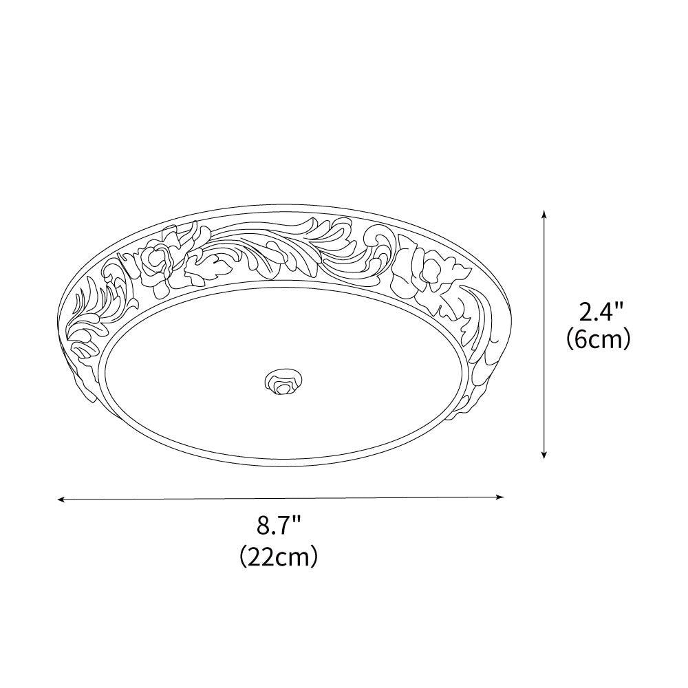 Embossed Ceiling Lamp by FIFTH & BEAM — product view 3