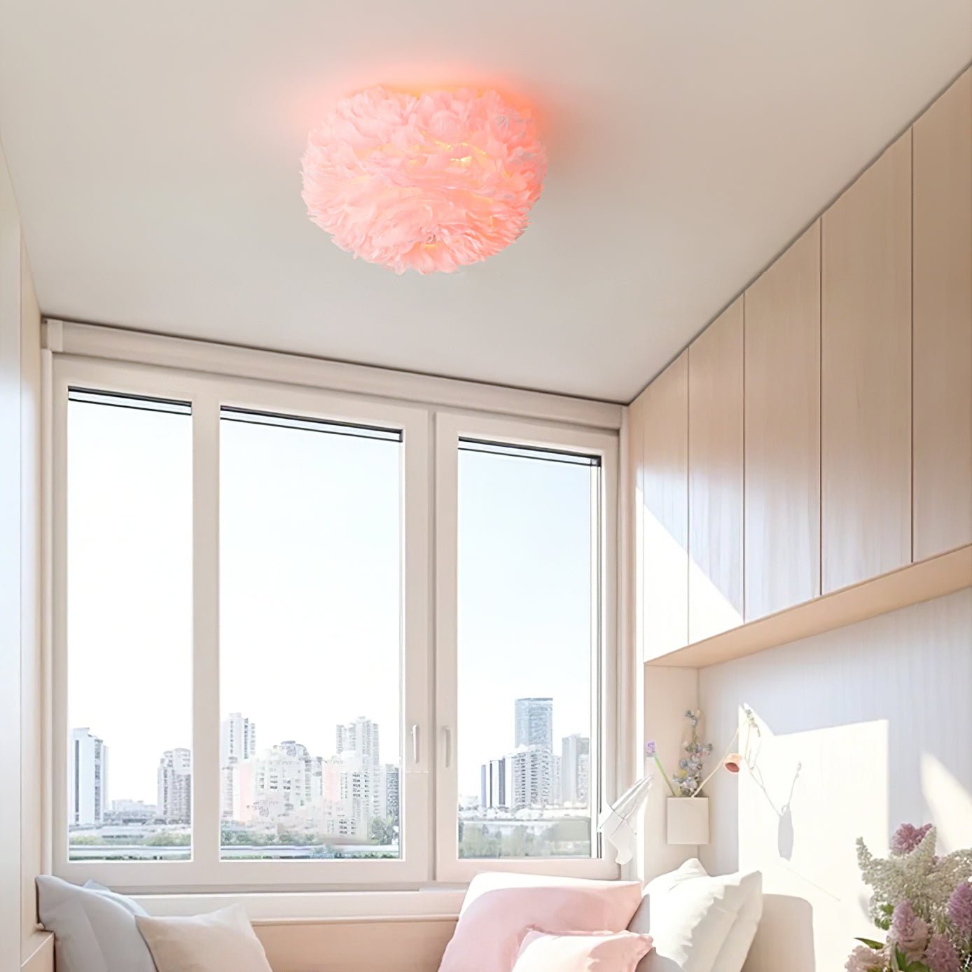 Feathered Ceiling Lamp by FIFTH & BEAM — product view 4
