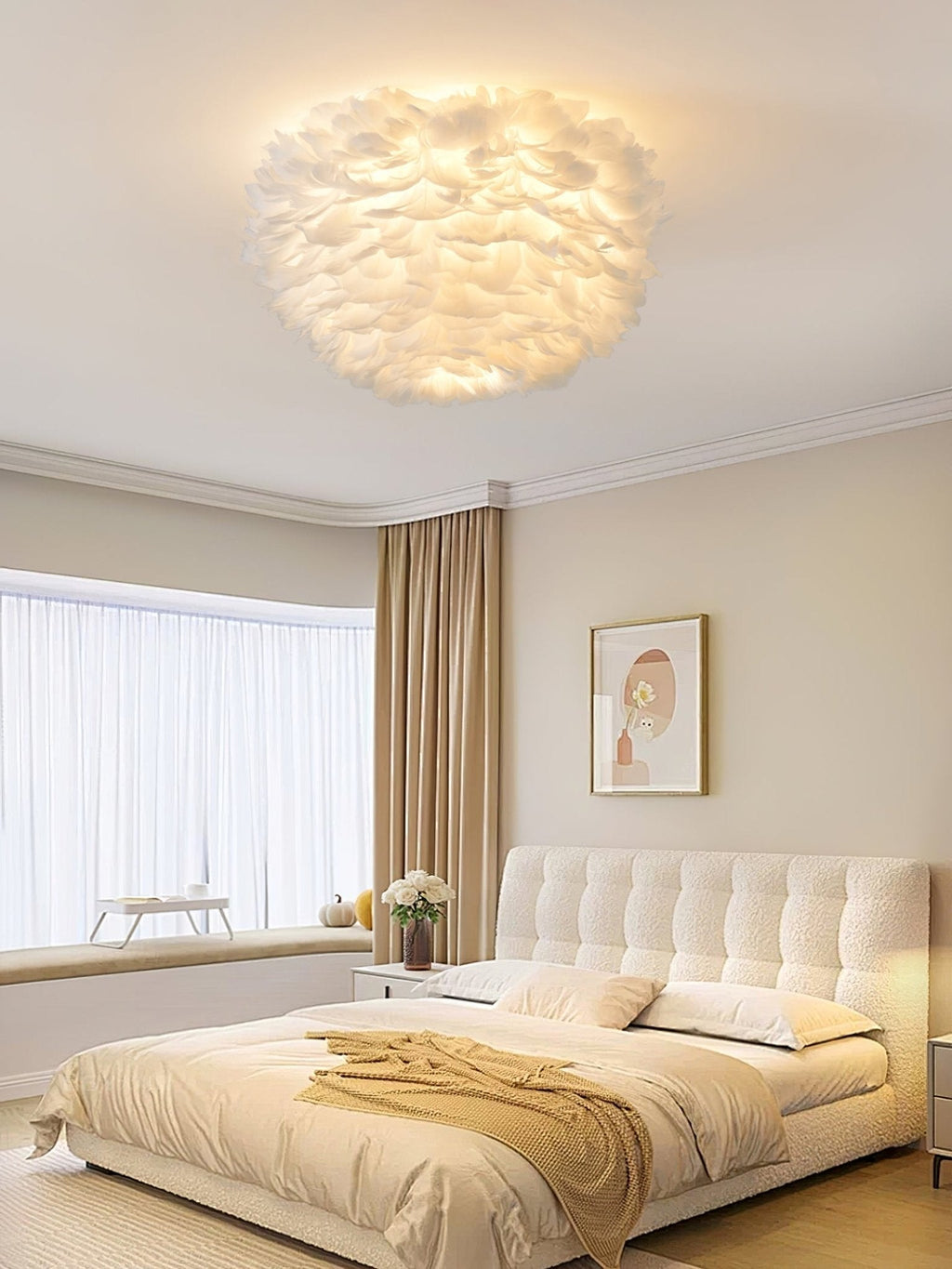 Feathered Ceiling Lamp by FIFTH & BEAM — product view 7