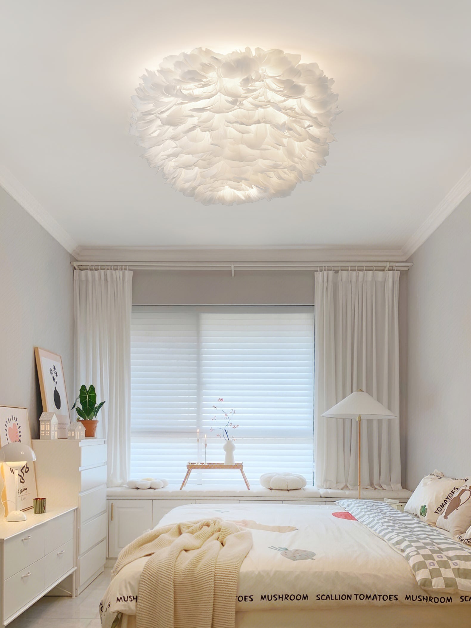 Feathered Ceiling Lamp by FIFTH & BEAM — product view 13