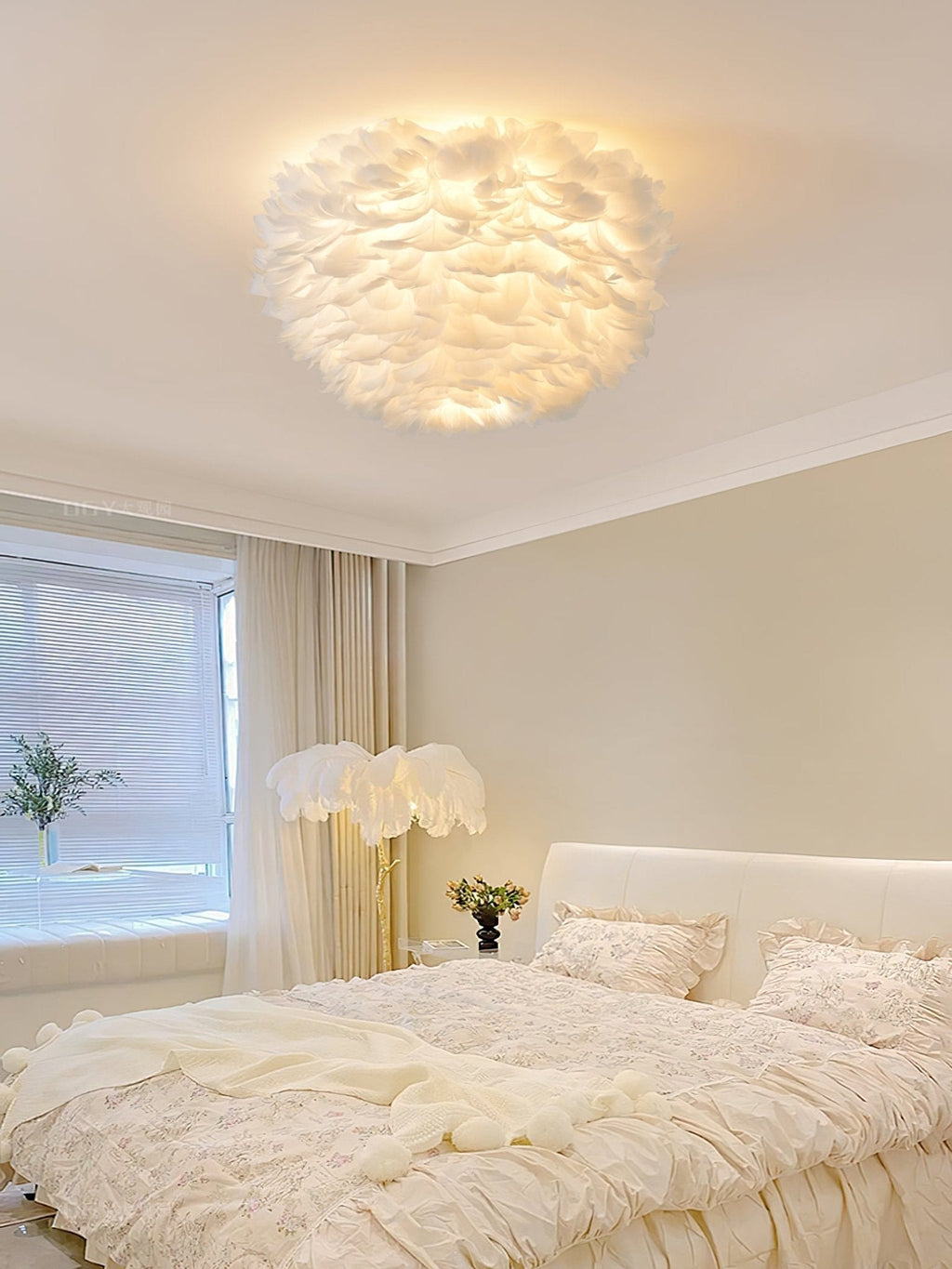Feathered Ceiling Lamp by FIFTH & BEAM — product view 6