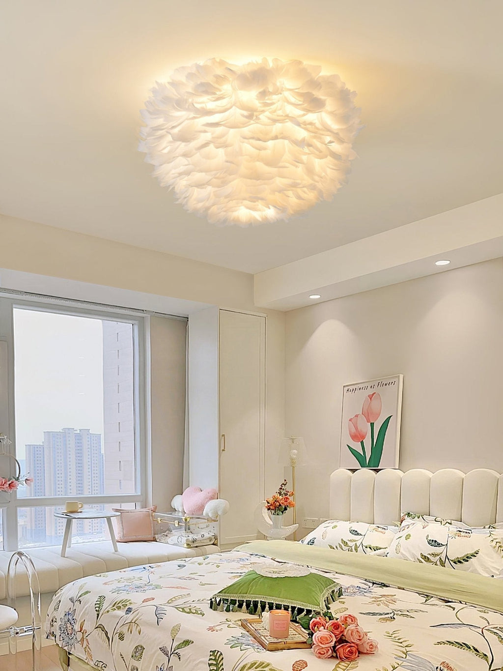 Feathered Ceiling Lamp by FIFTH & BEAM — product view 5