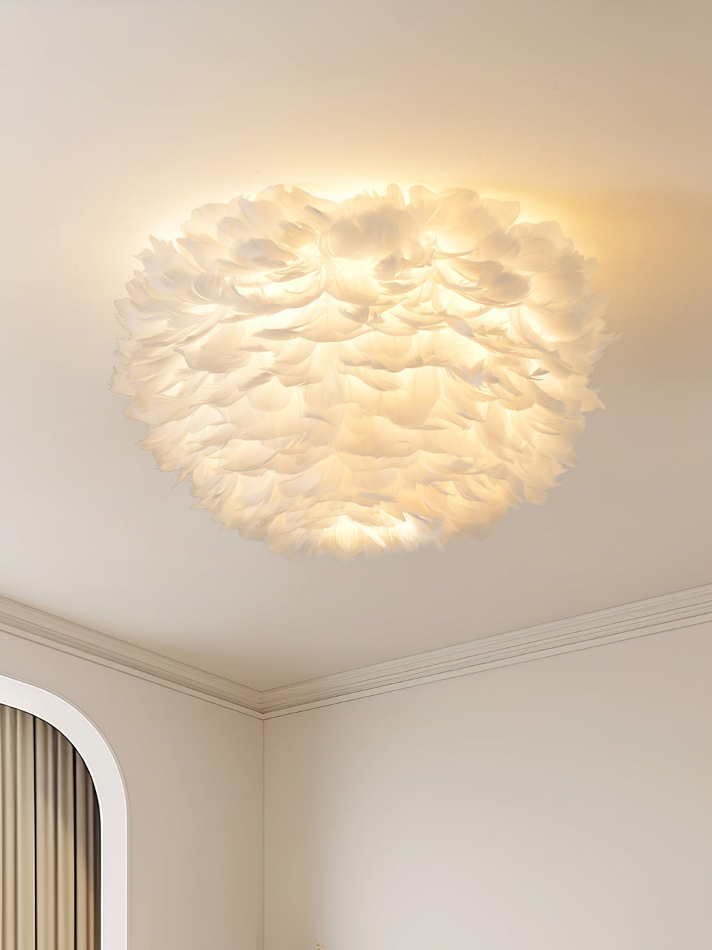 Feathered Ceiling Lamp by FIFTH & BEAM — product view 16