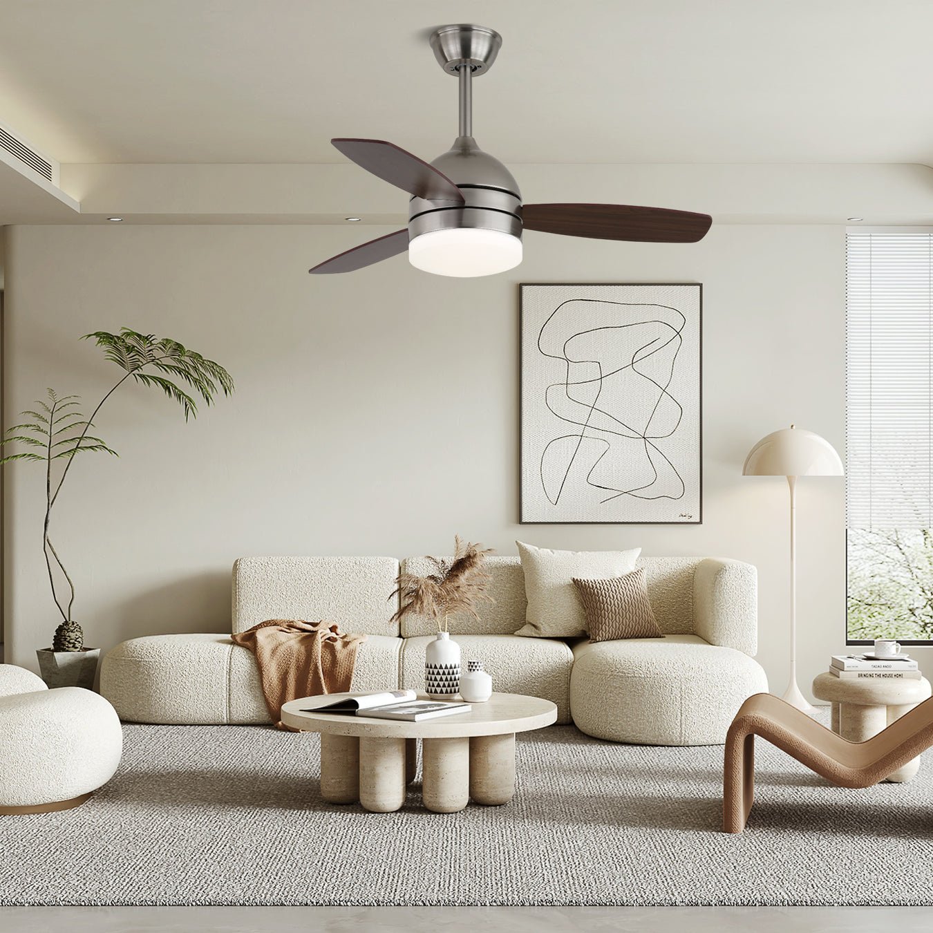 Ethan Ceiling Fan Light by FIFTH & BEAM — product view 3