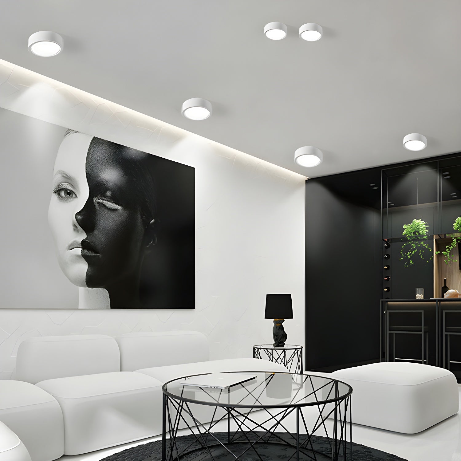 Ethan Surface Ceiling Light by FIFTH & BEAM — product view 11