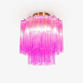 Fiora Purple Glass Ceiling Lamp by FIFTH & BEAM — product view 1
