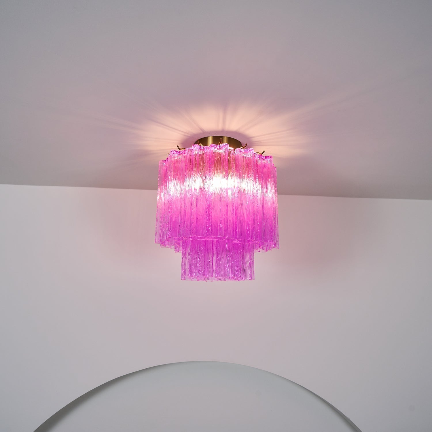Fiora Purple Glass Ceiling Lamp by FIFTH & BEAM — product view 14