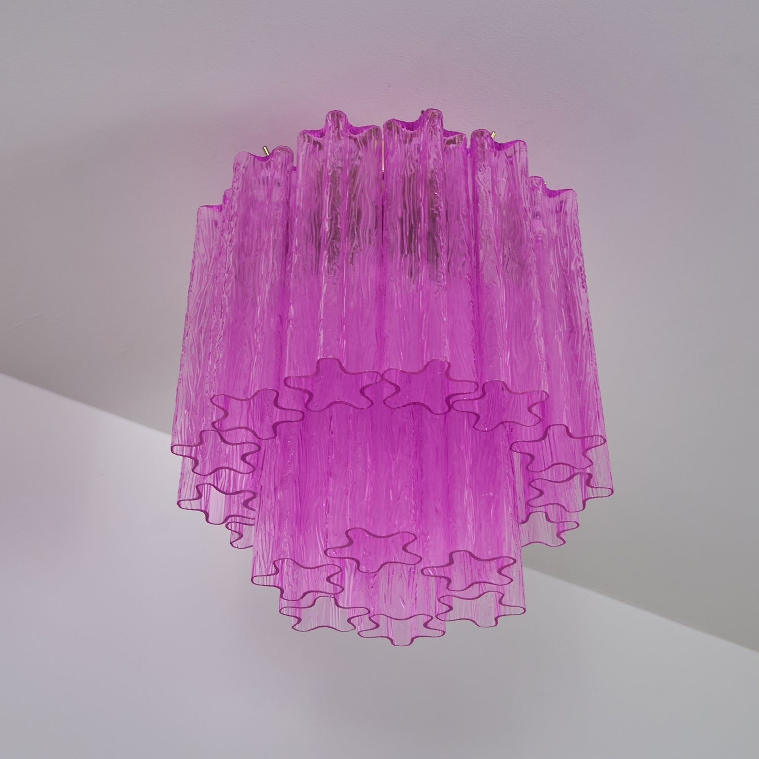 Fiora Purple Glass Ceiling Lamp by FIFTH & BEAM — product view 4