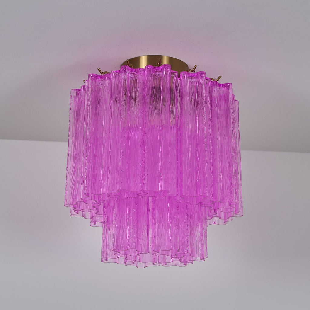 Fiora Purple Glass Ceiling Lamp by FIFTH & BEAM — product view 17