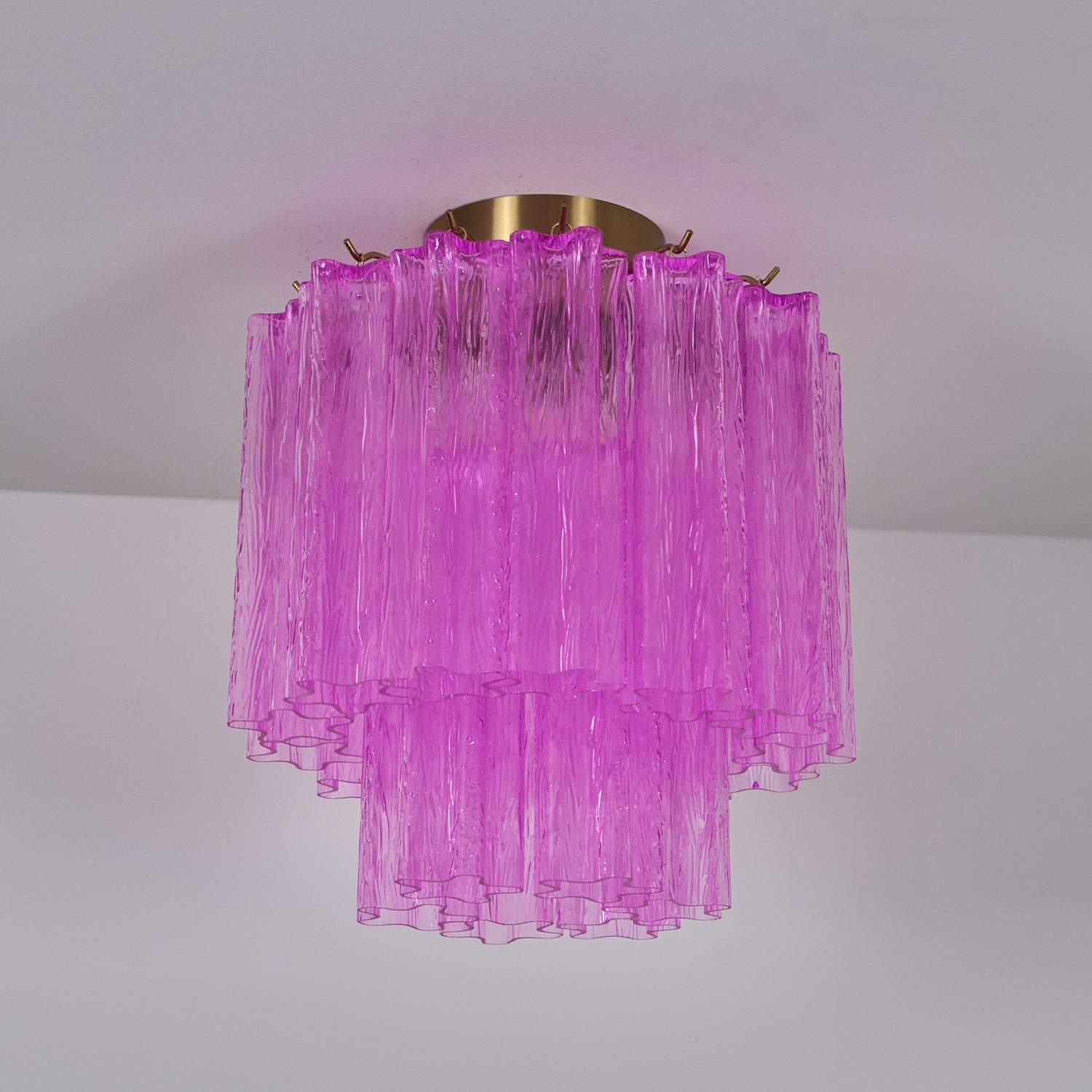 Fiora Purple Glass Ceiling Lamp by FIFTH & BEAM — product view 17