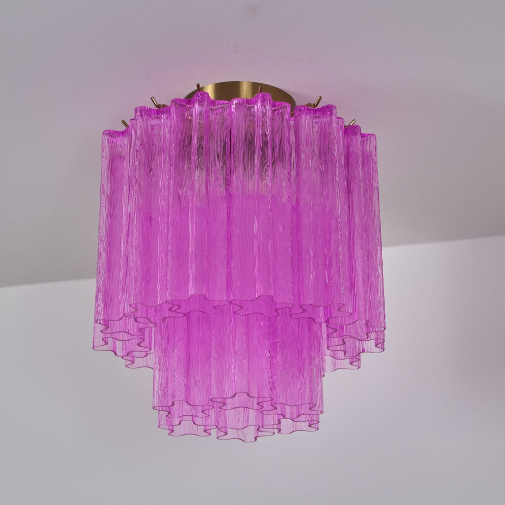 Fiora Purple Glass Ceiling Lamp by FIFTH & BEAM — product view 5