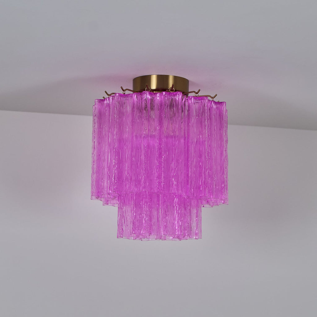 Fiora Purple Glass Ceiling Lamp by FIFTH & BEAM — product view 6
