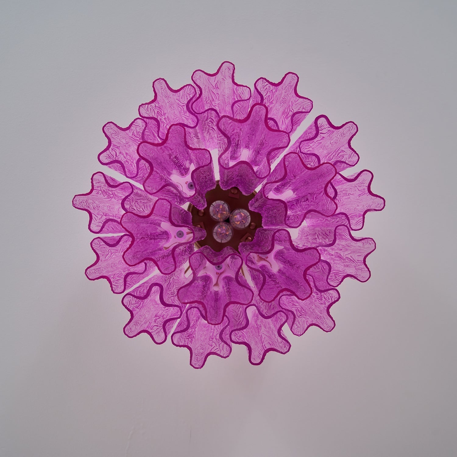 Fiora Purple Glass Ceiling Lamp by FIFTH & BEAM — product view 8