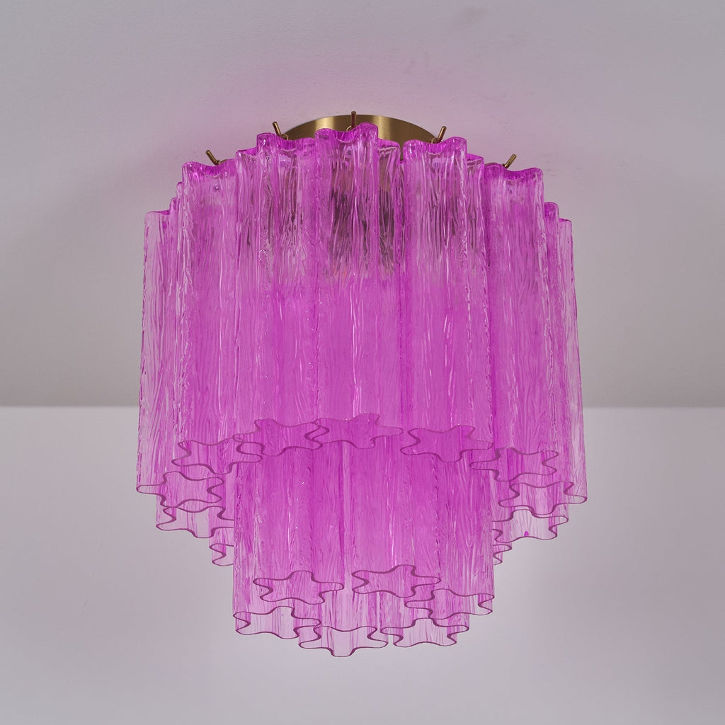 Fiora Purple Glass Ceiling Lamp by FIFTH & BEAM — product view 2