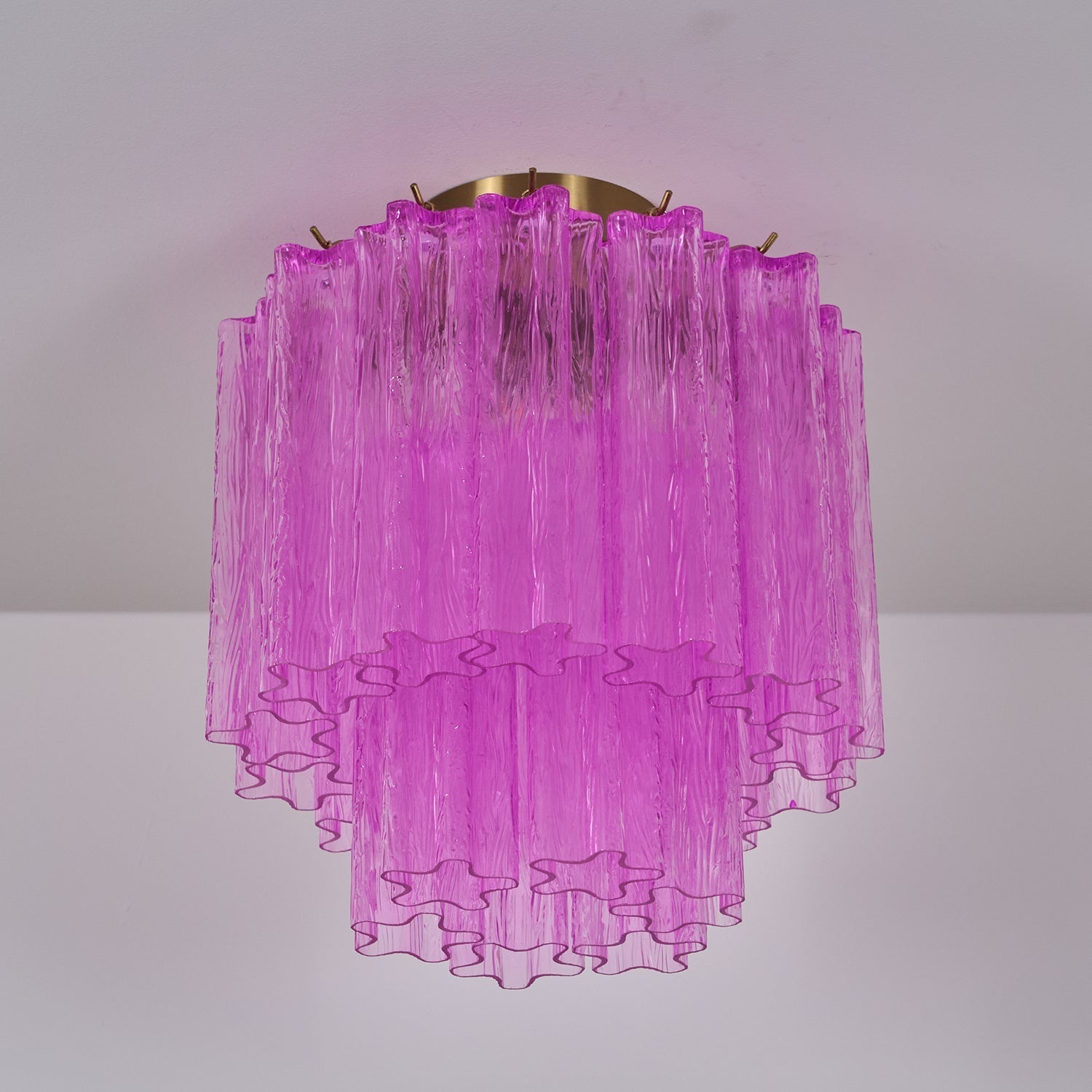 Fiora Purple Glass Ceiling Lamp by FIFTH & BEAM — product view 2