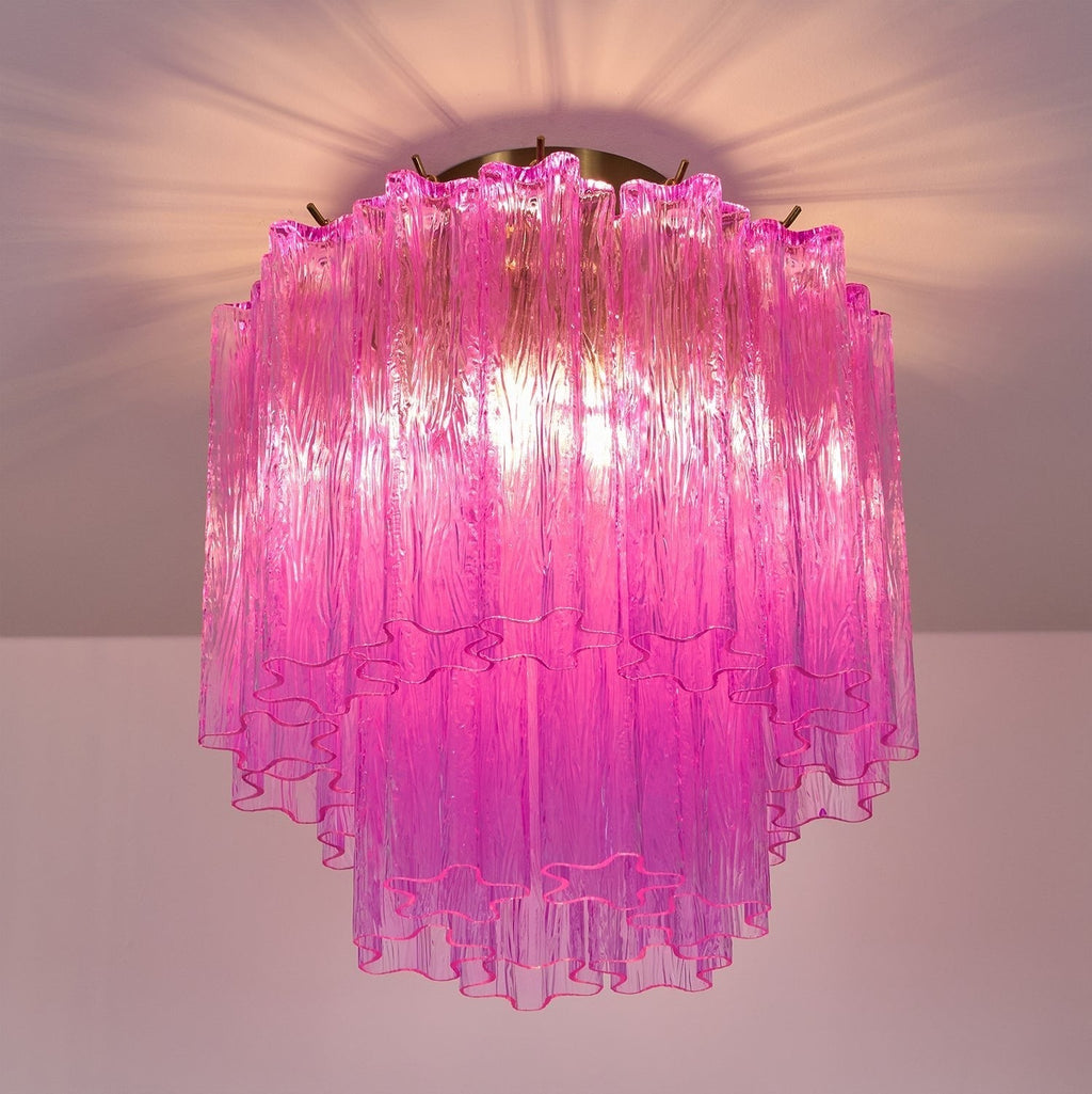 Fiora Purple Glass Ceiling Lamp by FIFTH & BEAM — product view 11