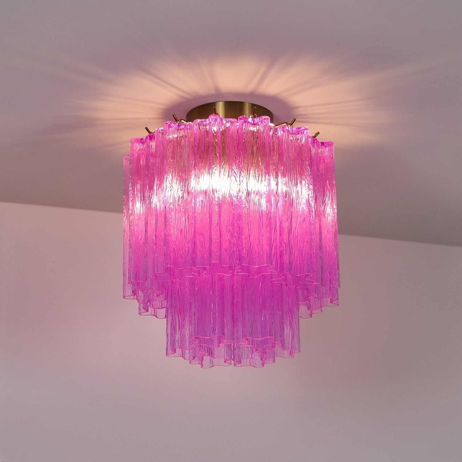Fiora Purple Glass Ceiling Lamp by FIFTH & BEAM — product view 16
