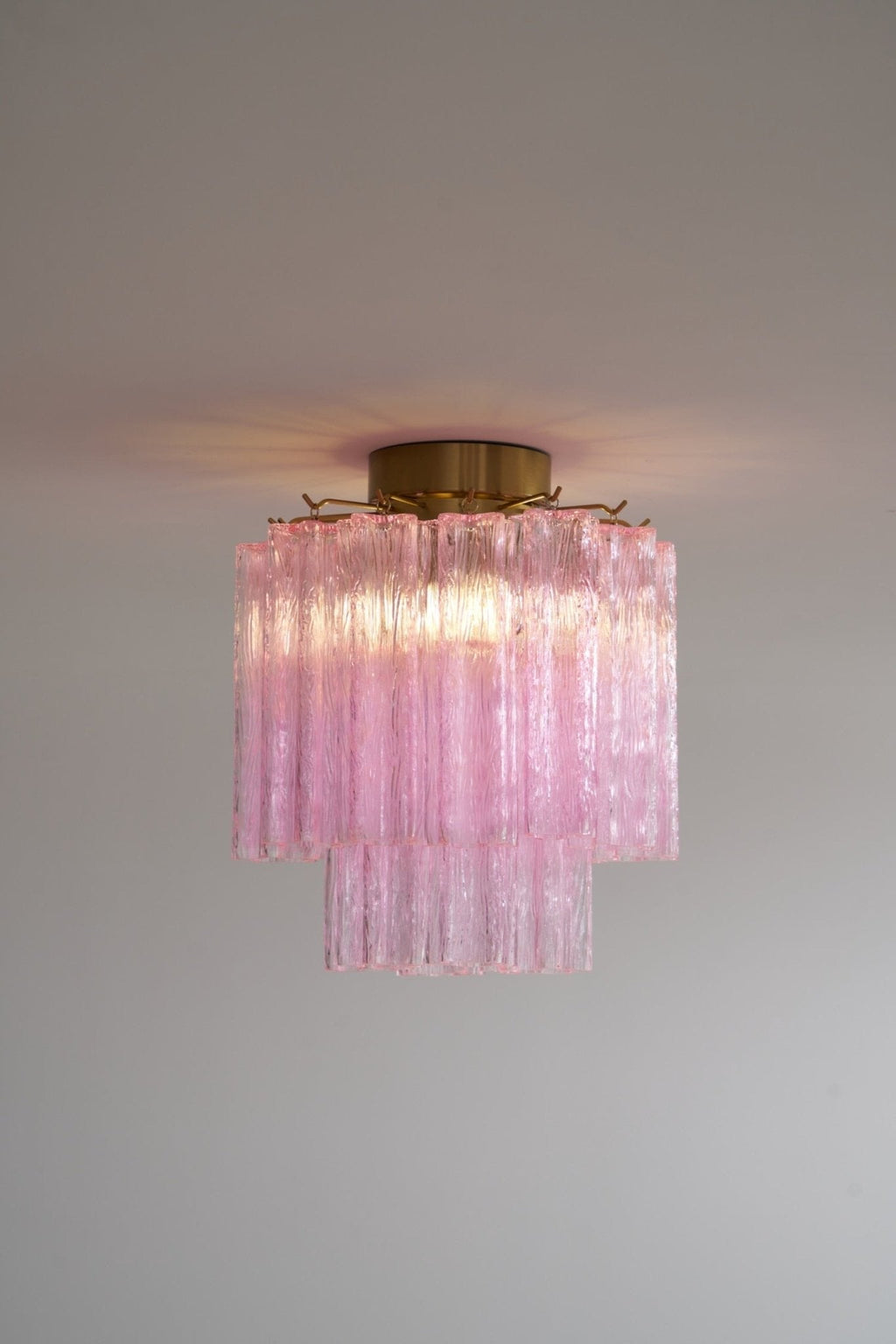 Fiora Pink Murano Glass Ceiling Lamp by FIFTH & BEAM — product view 17