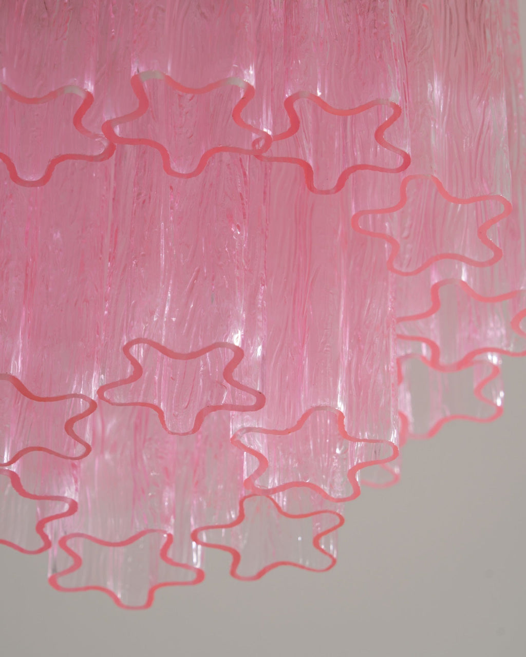 Fiora Pink Murano Glass Ceiling Lamp by FIFTH & BEAM — product view 3