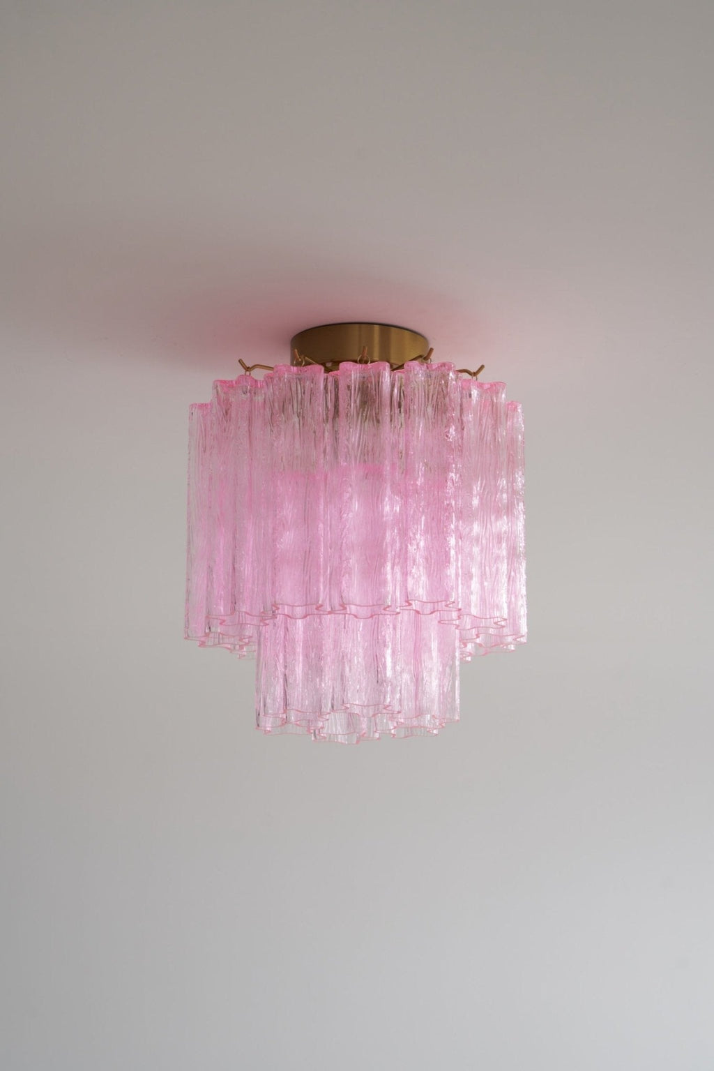 Fiora Pink Murano Glass Ceiling Lamp by FIFTH & BEAM — product view 15