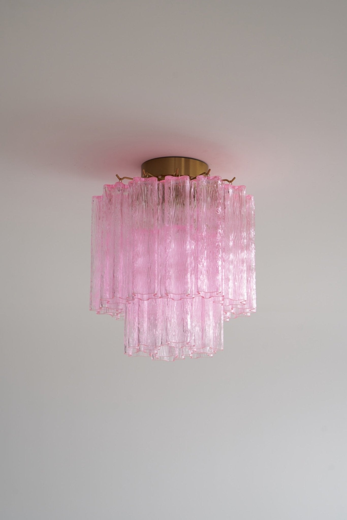Fiora Pink Murano Glass Ceiling Lamp by FIFTH & BEAM — product view 15