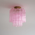 Fiora Pink Murano Glass Ceiling Lamp by FIFTH & BEAM — product view 11