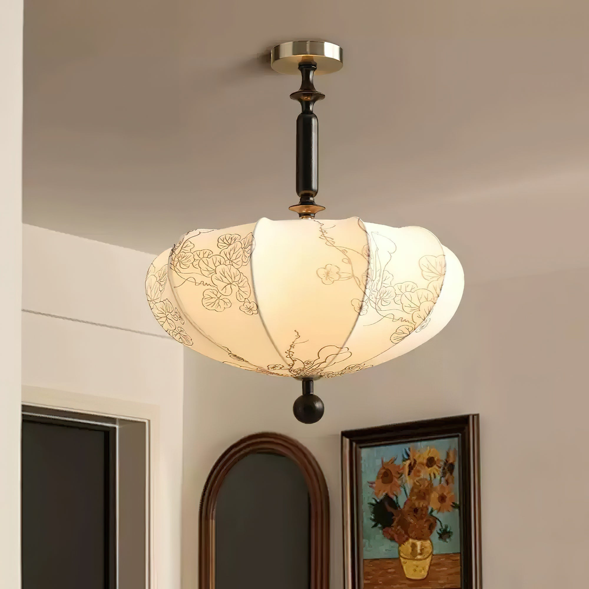 Floral Ceiling Lamp by FIFTH & BEAM — product view 2