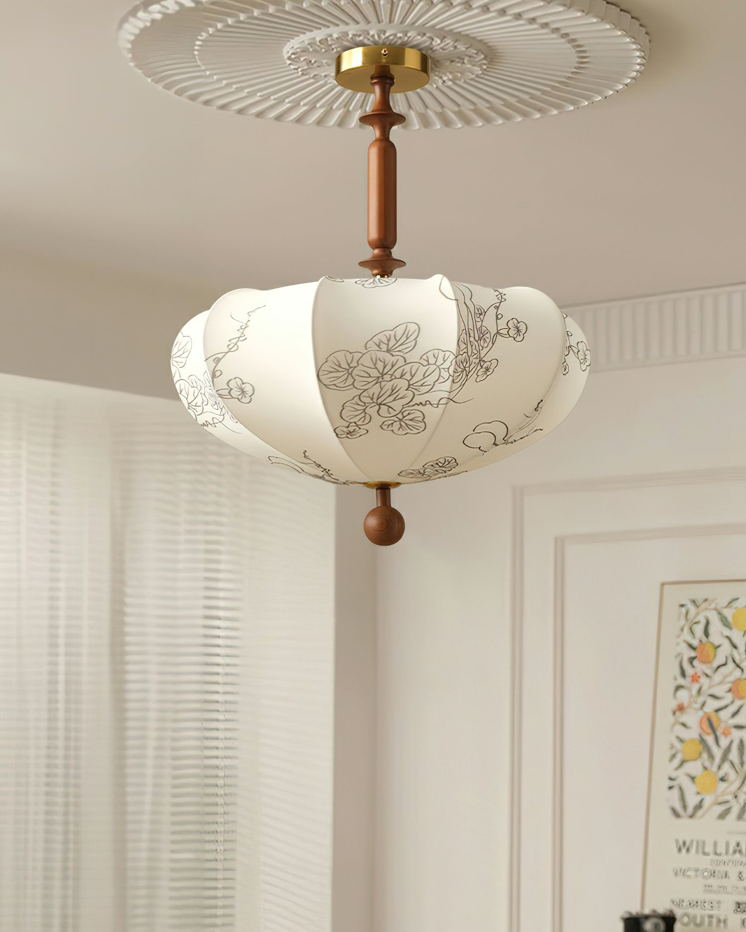 Floral Ceiling Lamp by FIFTH & BEAM — product view 6
