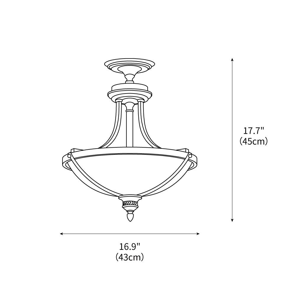 Geary Ceiling Light 16.9" by FIFTH & BEAM — product view 3