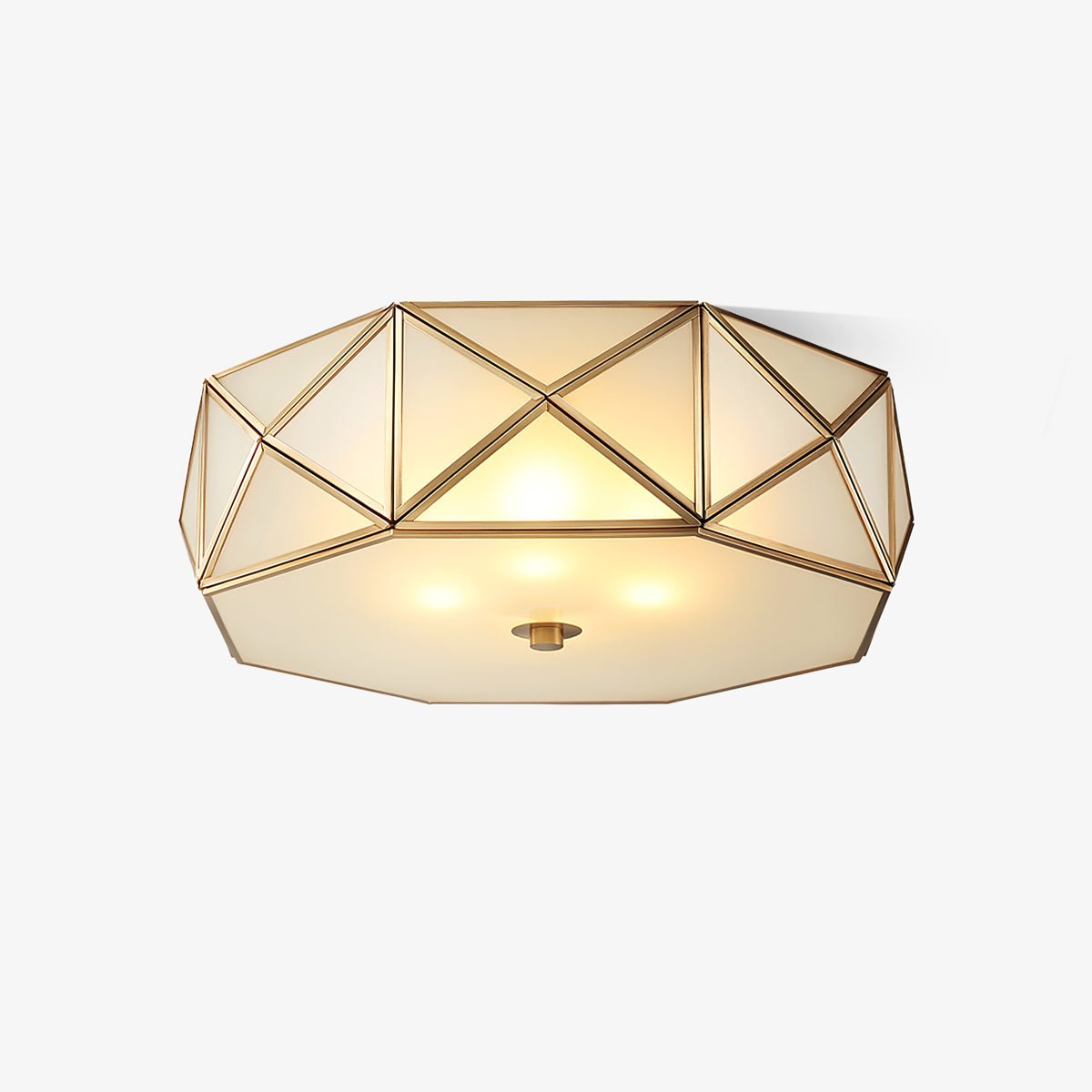 Geometric Shaped Flush Ceiling Light by FIFTH & BEAM — product view 1
