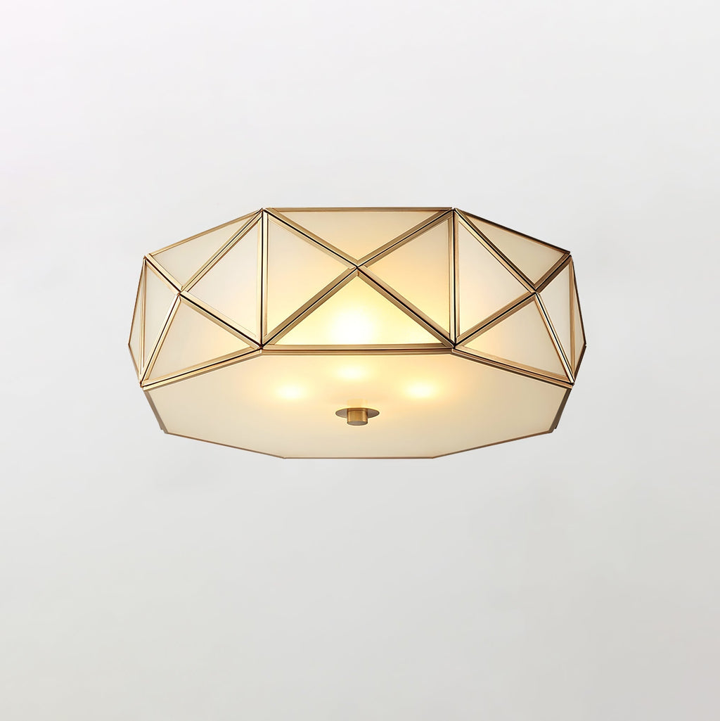 Geometric Shaped Flush Ceiling Light by FIFTH & BEAM — product view 11