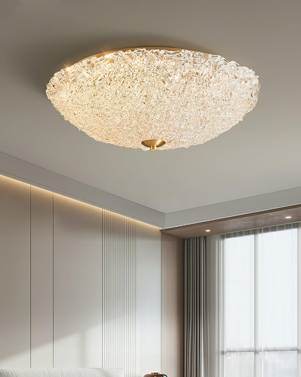 Gino Ice Pattern Ceiling Lamp by FIFTH & BEAM — product view 4