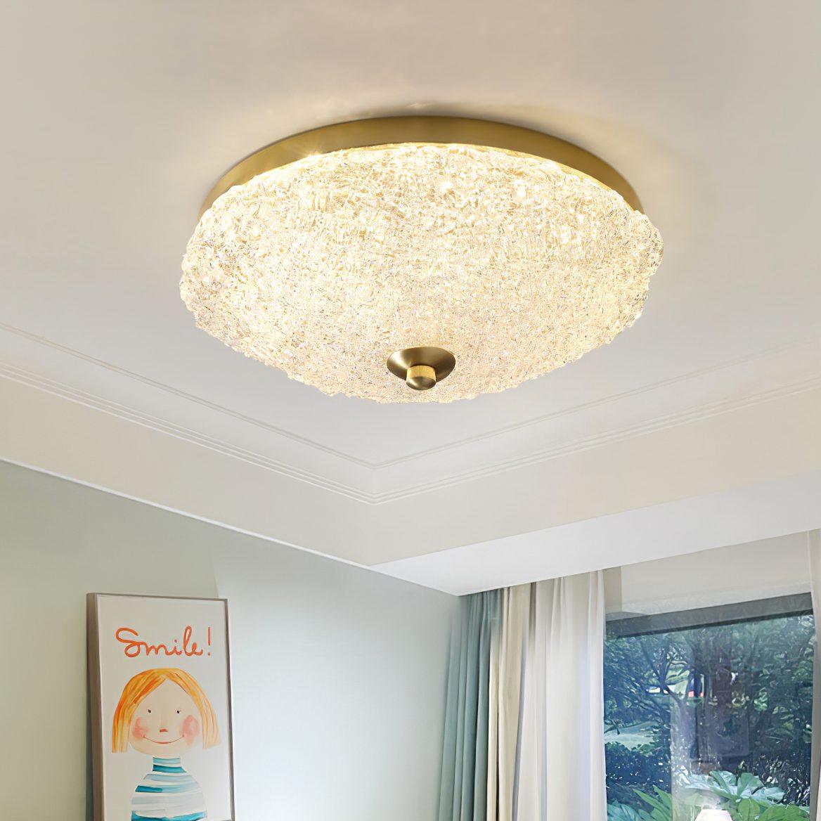 Gino Ice Pattern Ceiling Lamp by FIFTH & BEAM — product view 2