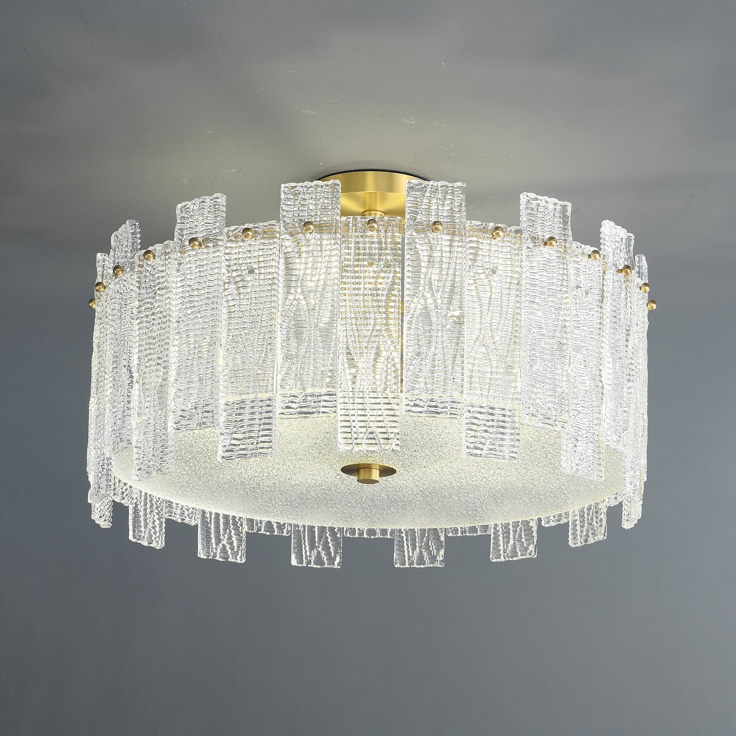 Glacier Cascade Ceiling Light by FIFTH & BEAM — product view 2