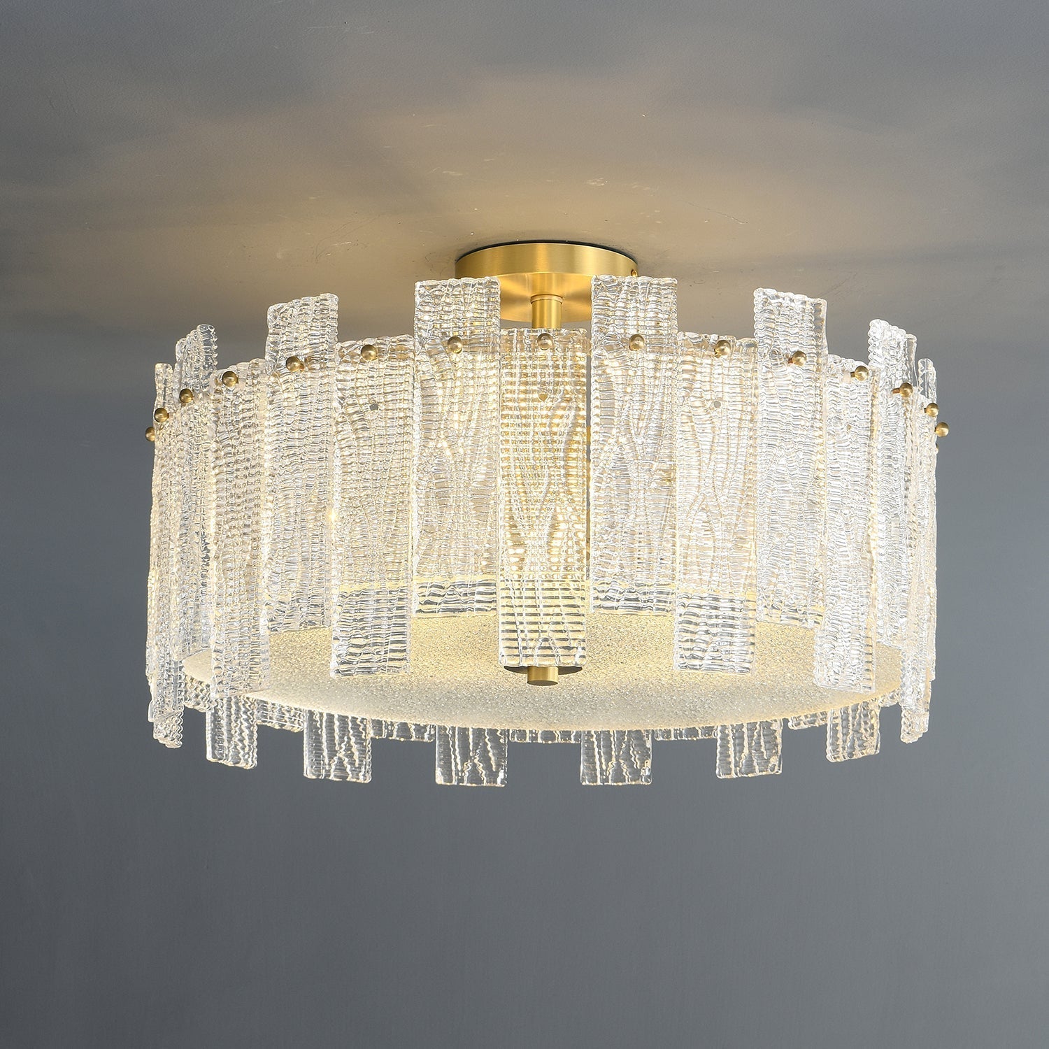 Glacier Cascade Ceiling Light by FIFTH & BEAM — product view 4