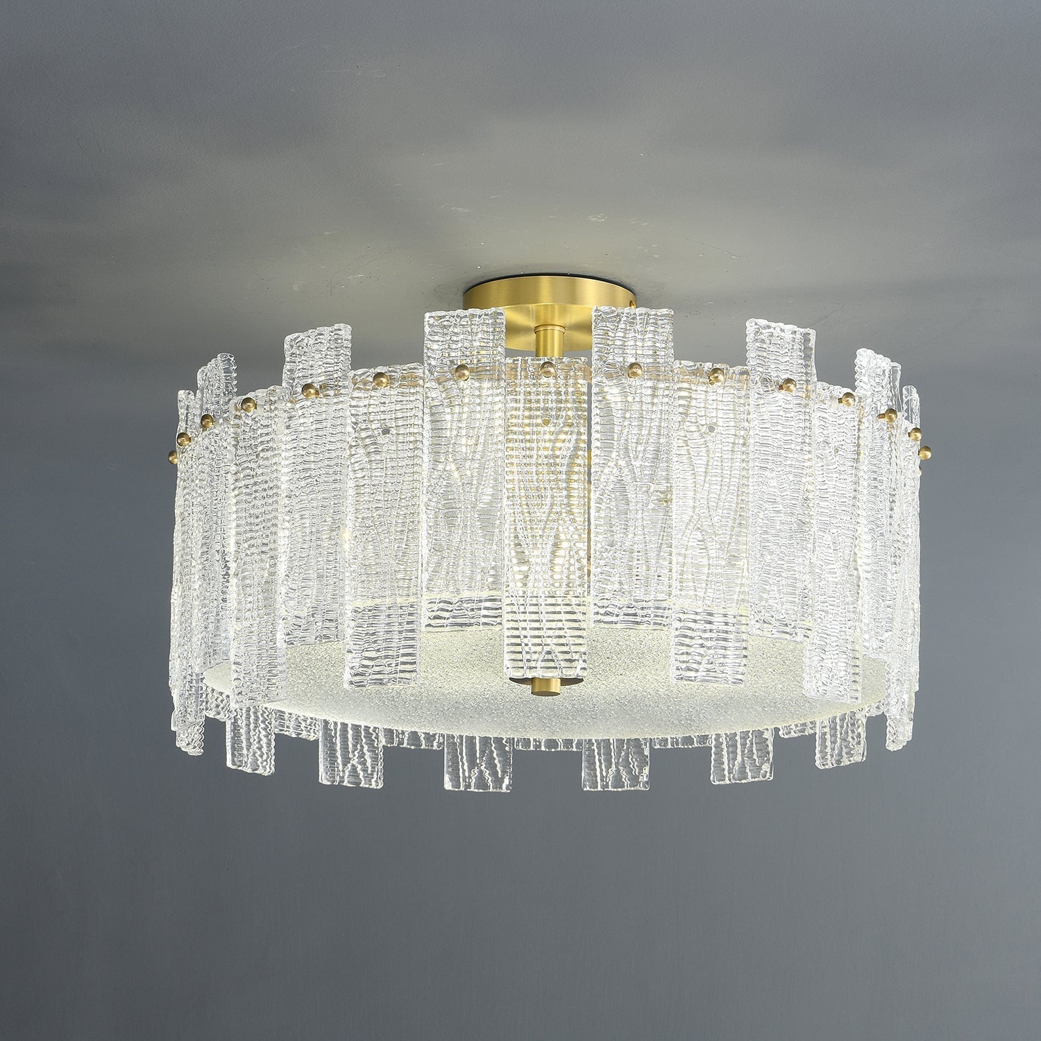 Glacier Cascade Ceiling Light by FIFTH & BEAM — product view 5