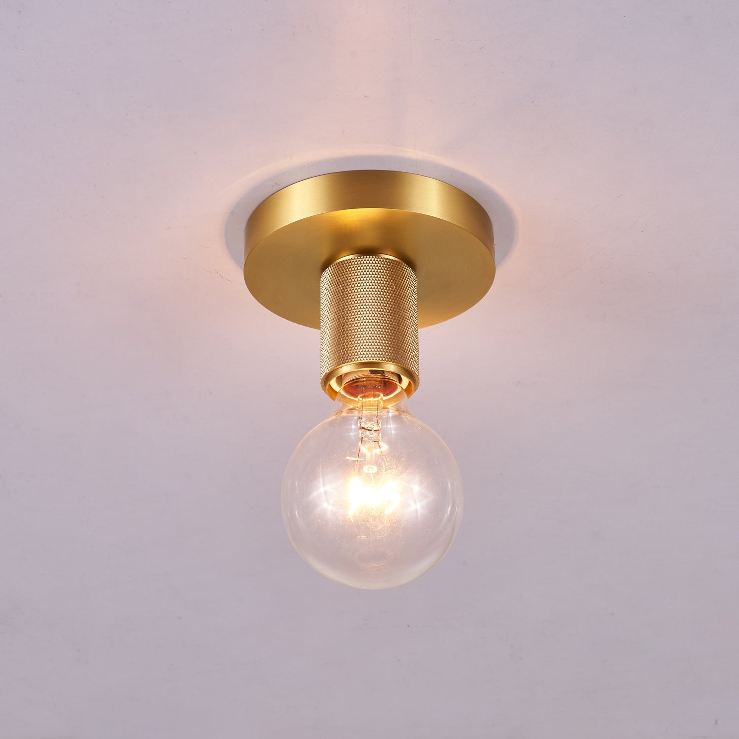 Gleam Brass Ceiling Light by FIFTH & BEAM — product view 6