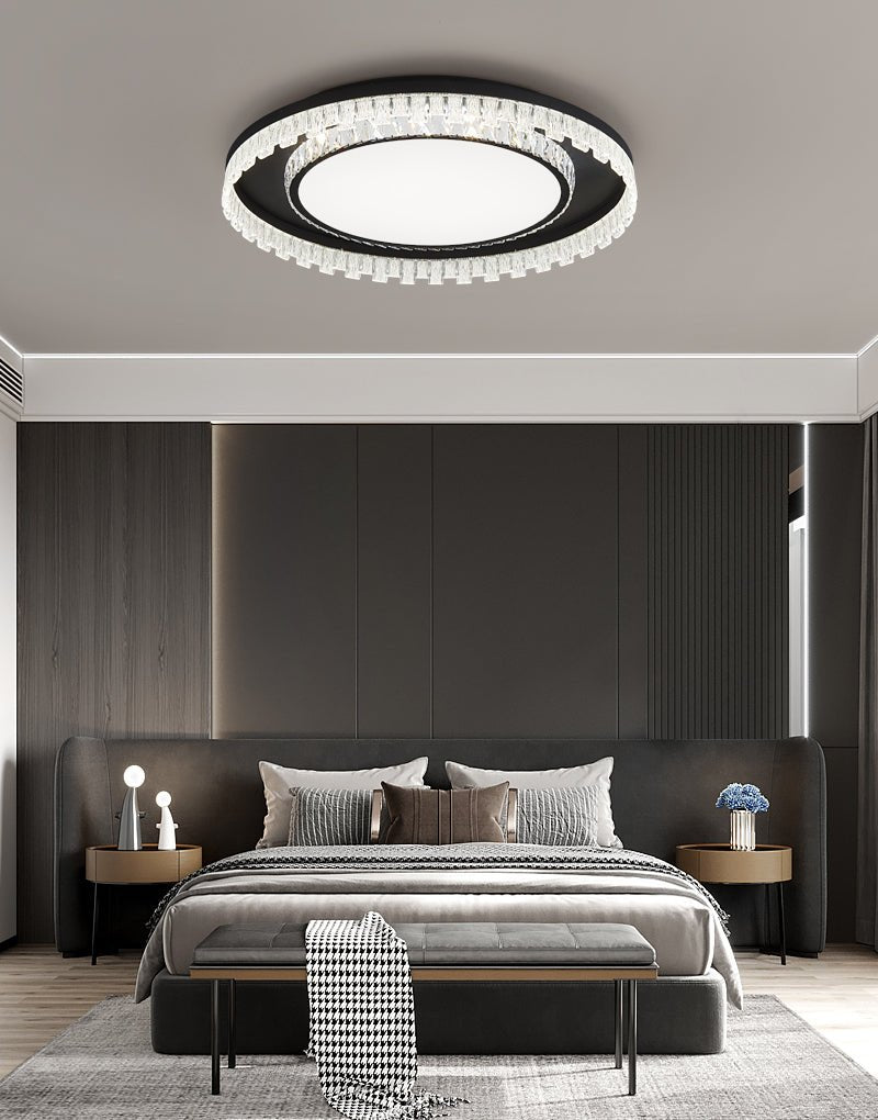 Glimmer Crystal Ceiling Light by FIFTH & BEAM — product view 2