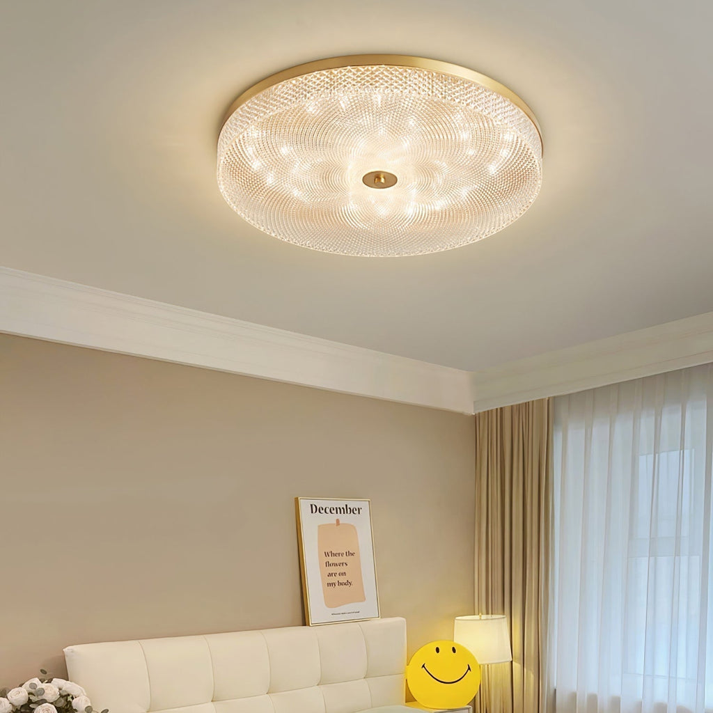 Glimmering Striped Ceiling Light by FIFTH & BEAM — product view 2
