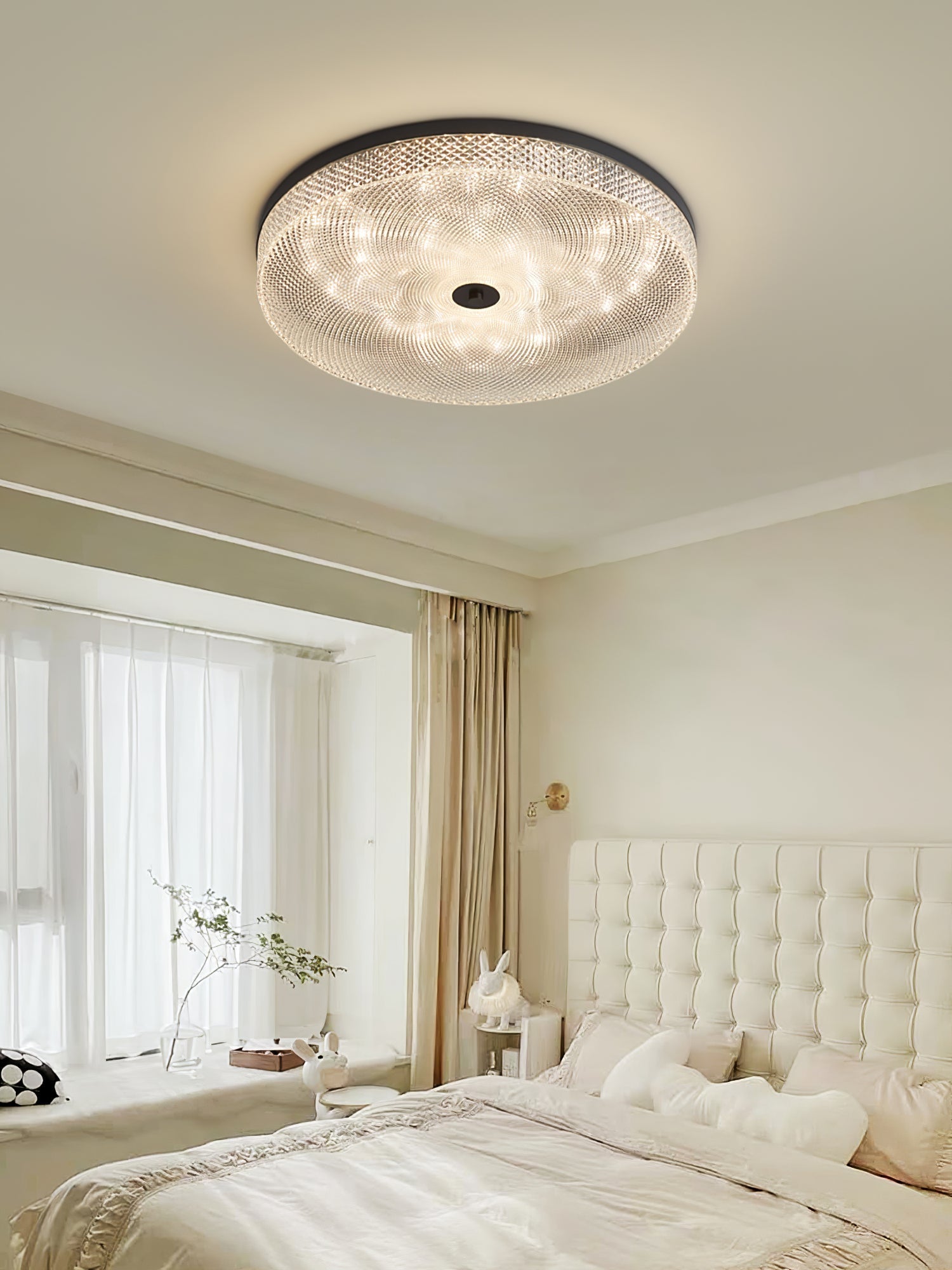 Glimmering Striped Ceiling Light by FIFTH & BEAM — product view 5