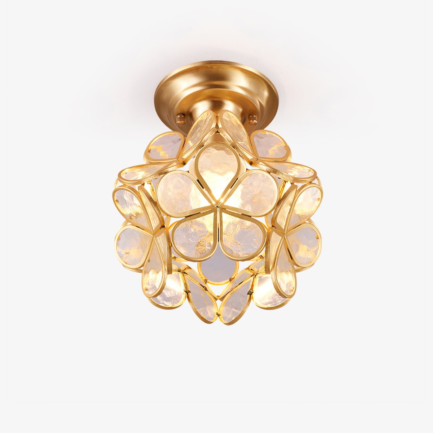 Golden Bloom Ceiling Light by FIFTH & BEAM — product view 1