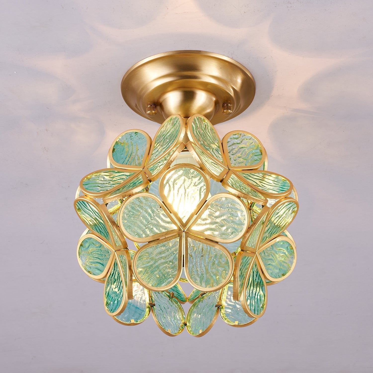 Golden Bloom Ceiling Light by FIFTH & BEAM — product view 12