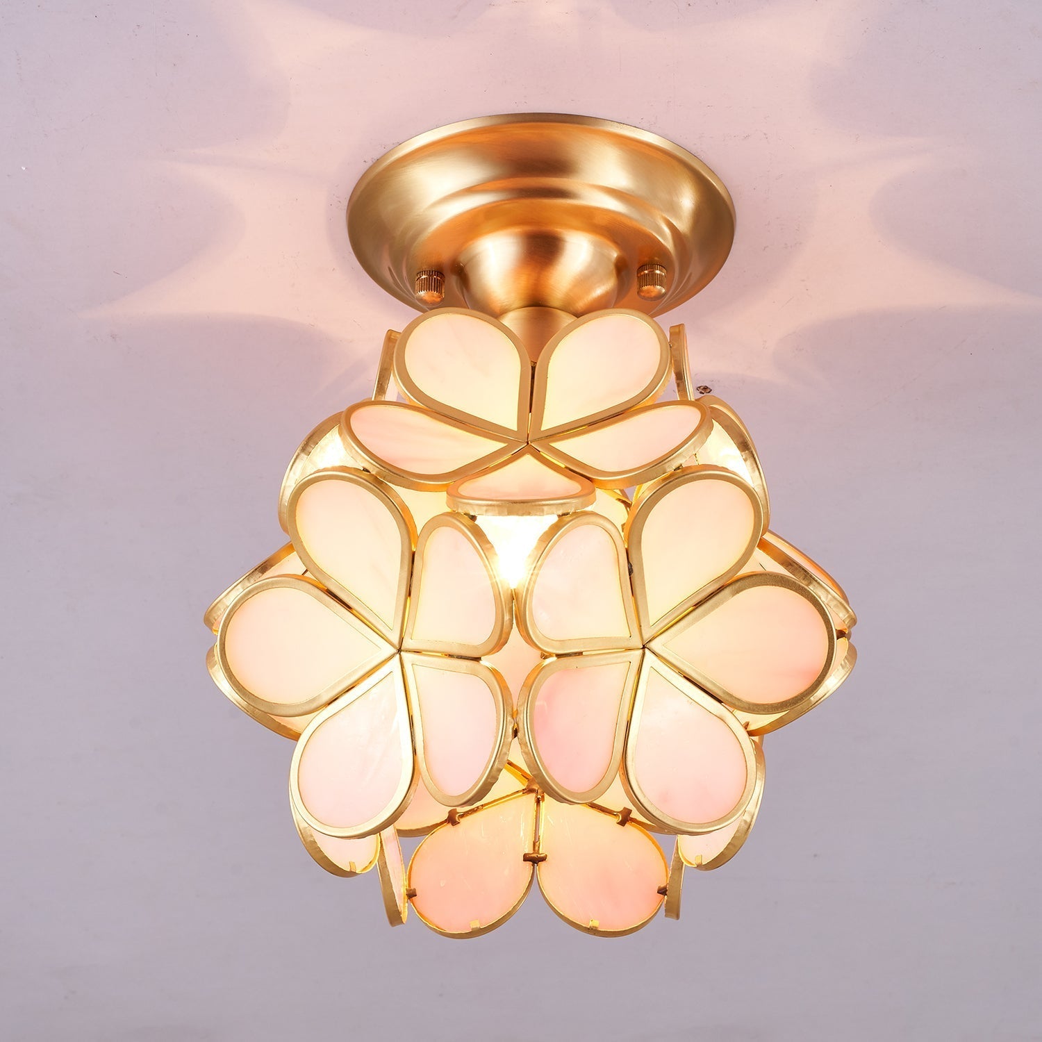 Golden Bloom Ceiling Light by FIFTH & BEAM — product view 5