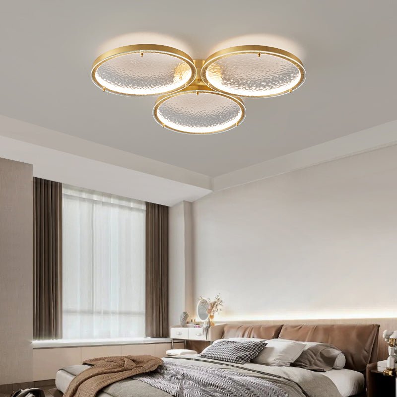 Golden Rings Ceiling Light by FIFTH & BEAM — product view 3