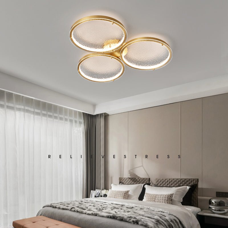 Golden Rings Ceiling Light by FIFTH & BEAM — product view 4